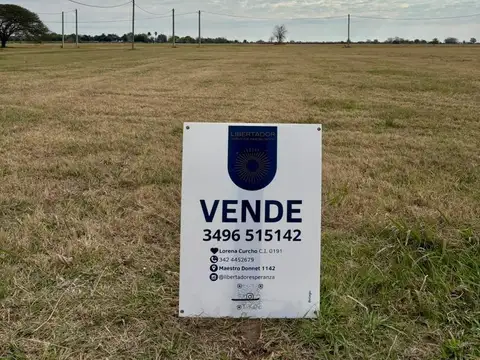 Terreno en Venta en Humboldt, Las Colonias