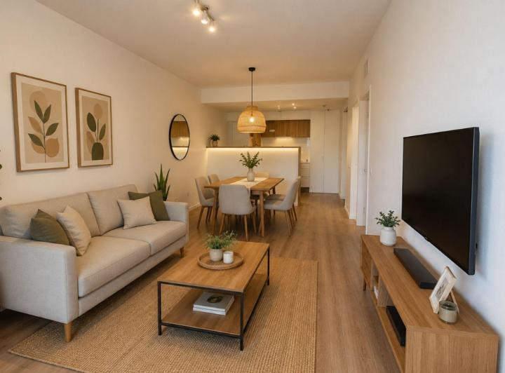Departamento · 54m² · 3 Ambientes · 1 Cochera