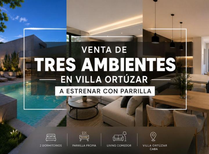 Departamento · 56m² · 3 Ambientes