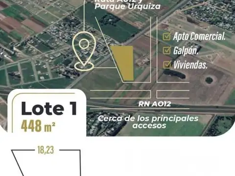 Terreno en Venta en Pueblo Esther, Rosario