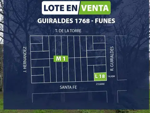 Terreno en Venta en Funes, Rosario