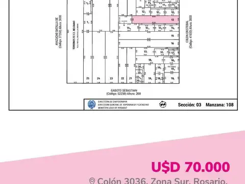 Terreno en Venta en Rosario, Santa Fe