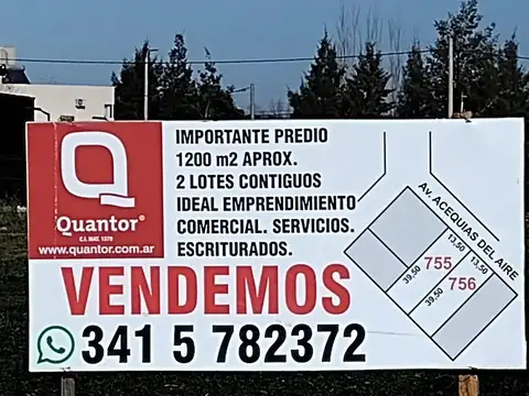 Terreno en Venta en Las Acequias Del Aire, Roldan