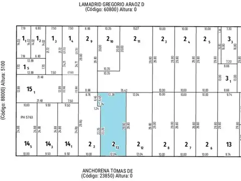 Terreno en Venta en Saladillo, Rosario