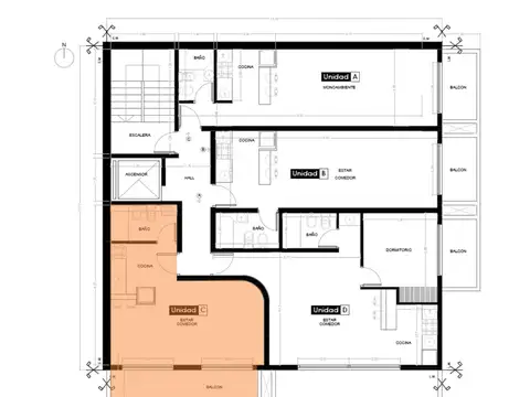 Departamento en Venta en Luis Agote, Rosario