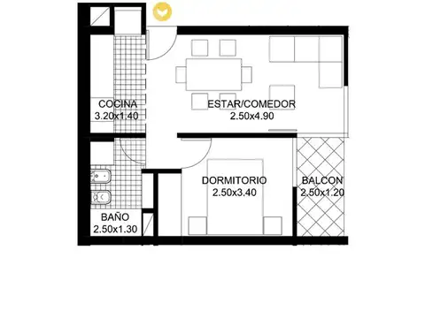 Departamento en Venta en Echesortu, Rosario
