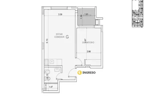 Departamento en Venta en Centro, Rosario