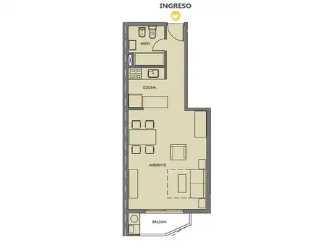 Departamento en Venta en Luis Agote, Rosario
