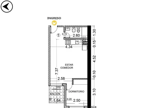 Departamento en Venta en Centro, Rosario