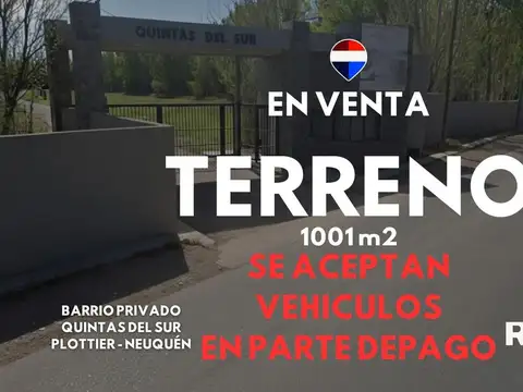 Terreno en Venta en Plottier, Confluencia