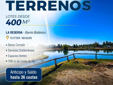 Terreno en Venta en Plottier, Confluencia
