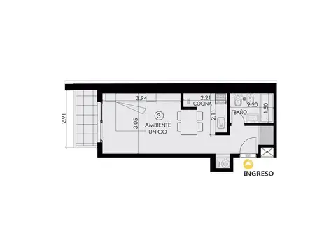 Departamento en Venta en Nuestra Señora De Lourdes, Rosario