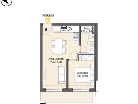 Departamento en Venta en Nuestra Señora De Lourdes, Rosario