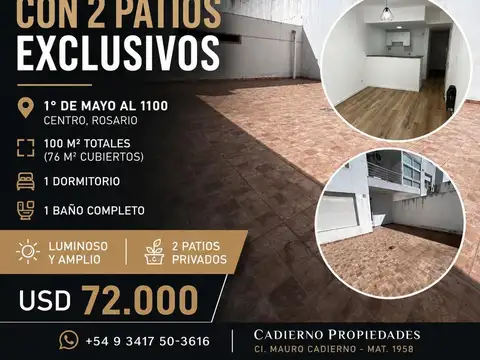 Departamento en Venta en Centro, Rosario