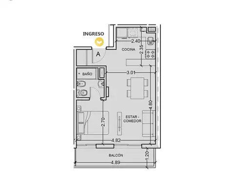 Departamento en Venta en Centro, Rosario