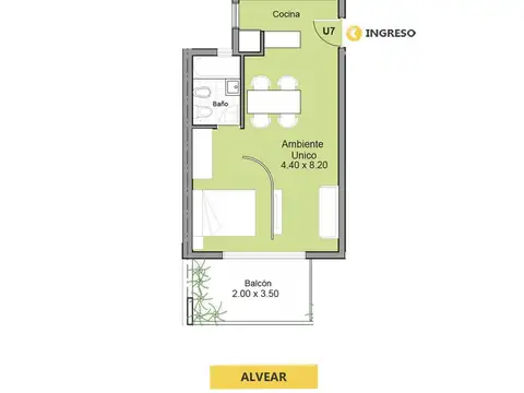Departamento en Venta en Nuestra Señora De Lourdes, Rosario
