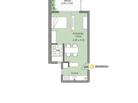 Departamento en Venta en Nuestra Señora De Lourdes, Rosario
