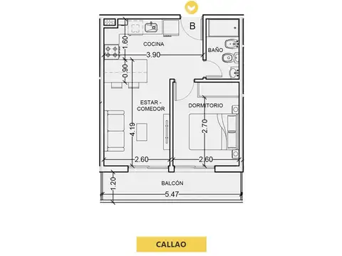 Departamento en Venta en Centro, Rosario