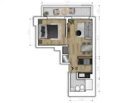 Departamento en Venta en Pichincha, Rosario