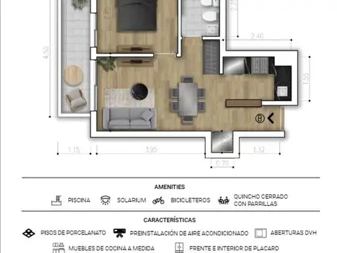 Departamento en Venta en Pichincha, Rosario
