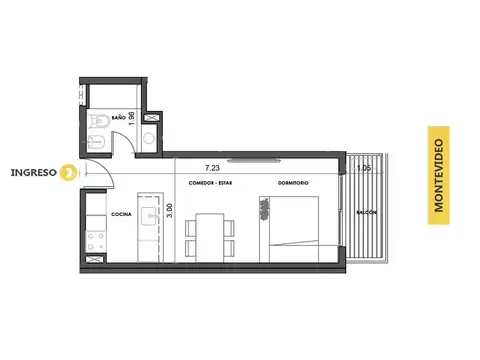 Departamento en Venta en Centro, Rosario