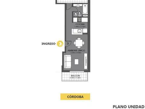 Departamento en Venta en Nuestra Señora De Lourdes, Rosario