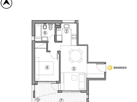 Departamento en Venta en Nuestra Señora De Lourdes, Rosario