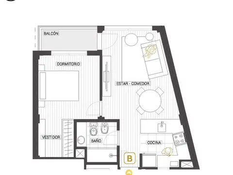 Departamento en Venta en Centro, Rosario