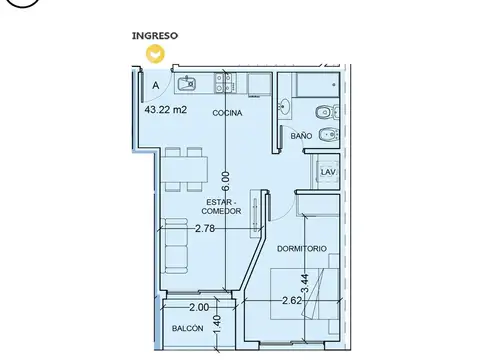 Departamento en Venta en Centro, Rosario