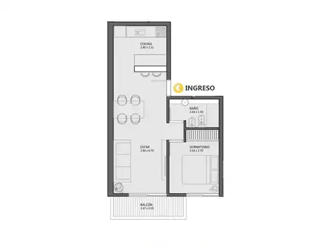 Departamento en Venta en Centro, Rosario