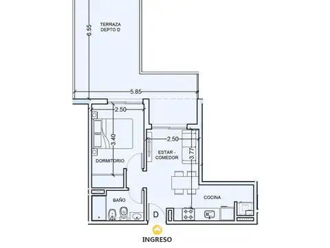 Departamento en Venta en Centro, Rosario