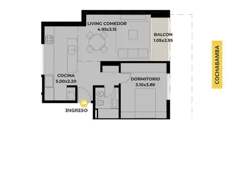 Departamento en Venta en Abasto, Rosario