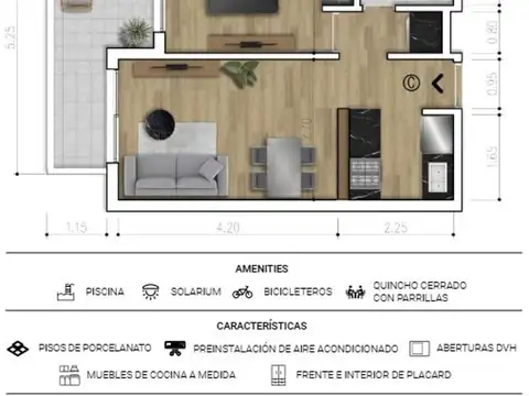 Departamento en Venta en Pichincha, Rosario