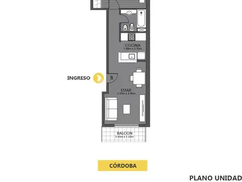 Departamento en Venta en Nuestra Señora De Lourdes, Rosario