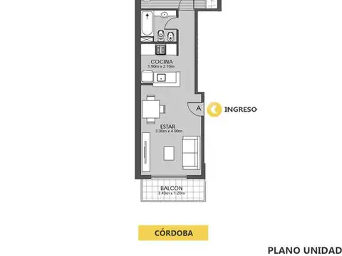 Departamento en Venta en Nuestra Señora De Lourdes, Rosario