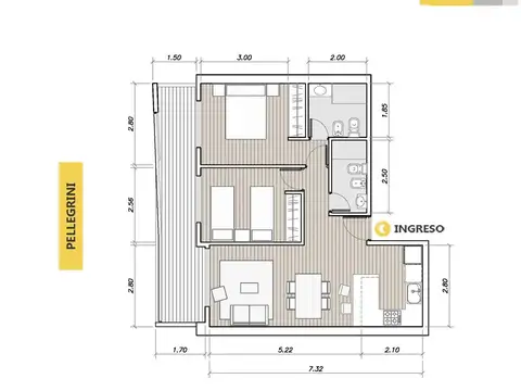 Departamento en Venta en Echesortu, Rosario