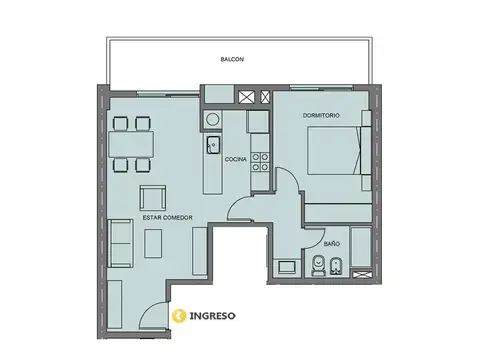 Departamento en Venta en Luis Agote, Rosario