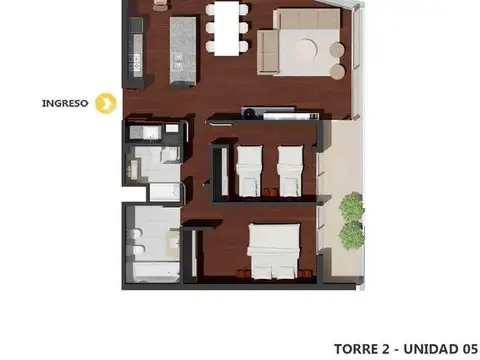 Departamento en Venta en Pichincha, Rosario