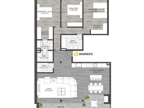 Departamento en Venta en Rosario, Santa Fe