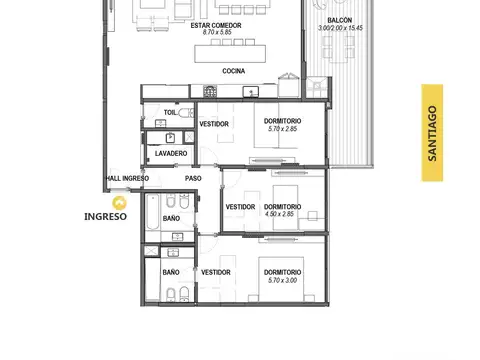 Departamento en Venta en Pichincha, Rosario