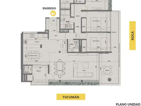 Departamento en Venta en Centro, Rosario
