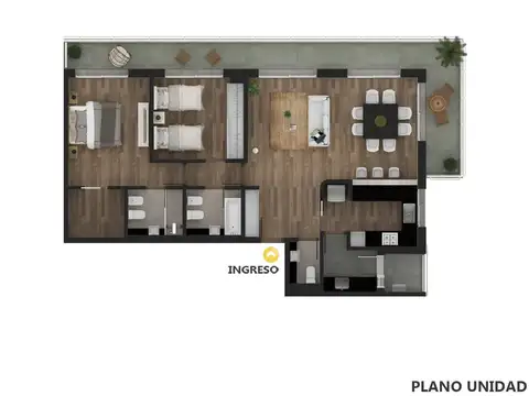 Departamento en Venta en Puerto Norte, Rosario