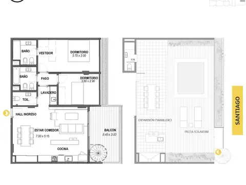 Departamento en Venta en Pichincha, Rosario