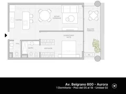 Departamento en Venta en Centro, Rosario