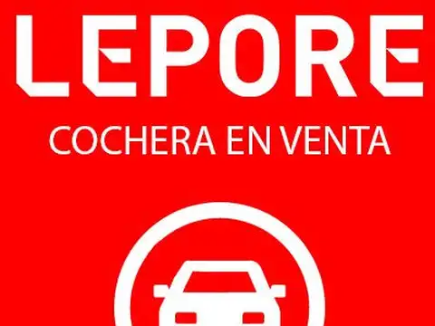 Cochera en Venta en Palermo, CABA