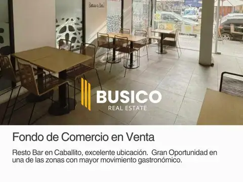 Fondo de comercio en Venta en Caballito, CABA