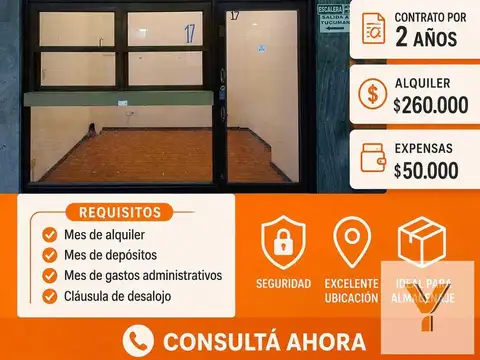 Local en Alquiler en Microcentro, Centro