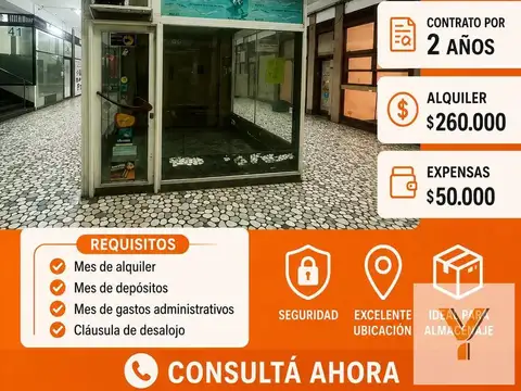 Local en Alquiler en Microcentro, Centro