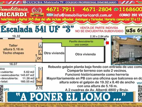 Galpón en Venta en Villa Luro, Capital Federal