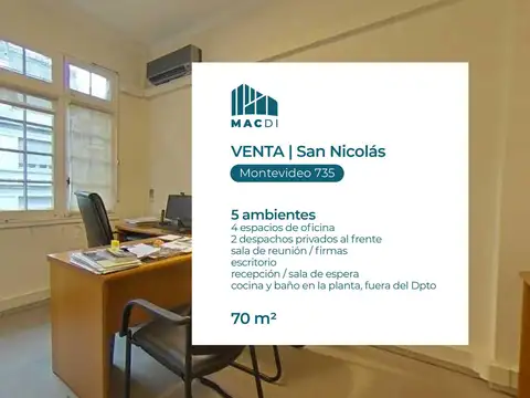 Oficina en Venta en San Nicolás, Capital Federal